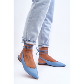 PG1 Balerini cu bretele de damă albaștri Lilly Ann albastru 2 PG1 Balerini cu bretele de damă albaștri Lilly Ann albastru 2