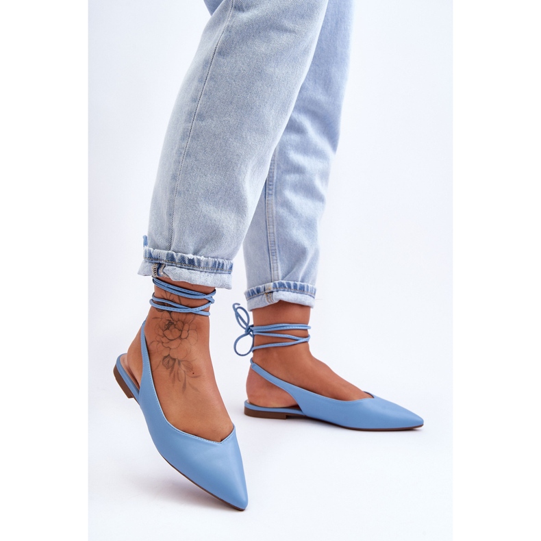 PG1 Balerini cu bretele de damă albaștri Lilly Ann albastru 2 PG1 Balerini cu bretele de damă albaștri Lilly Ann albastru 2