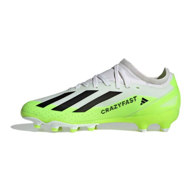 Pantofi de fotbal Adidas X Crazyfast.3 Mg Jr IE1567 alb alb 1