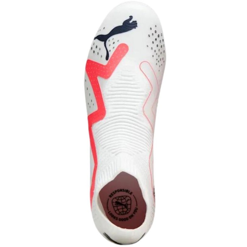 Pantofi de fotbal Puma Future Match+ Ll FG/AG M 107366 01 alb alb 1