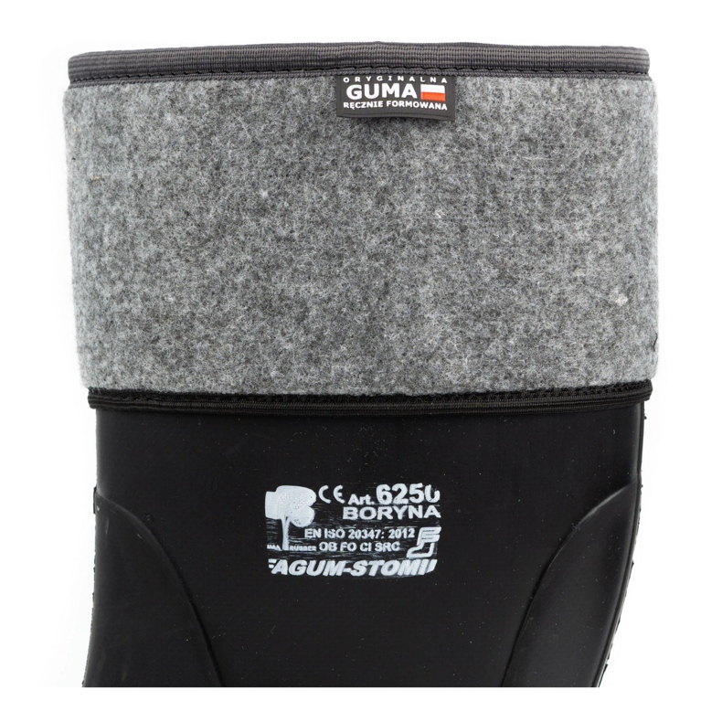 Fagum-Stomil Cizme de lucru, cizme de cauciuc, Boryna 6250 negru 4