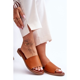 Papuci clasici pentru femei Camel Aphrodite maro 2 Papuci clasici pentru femei Camel Aphrodite maro 2