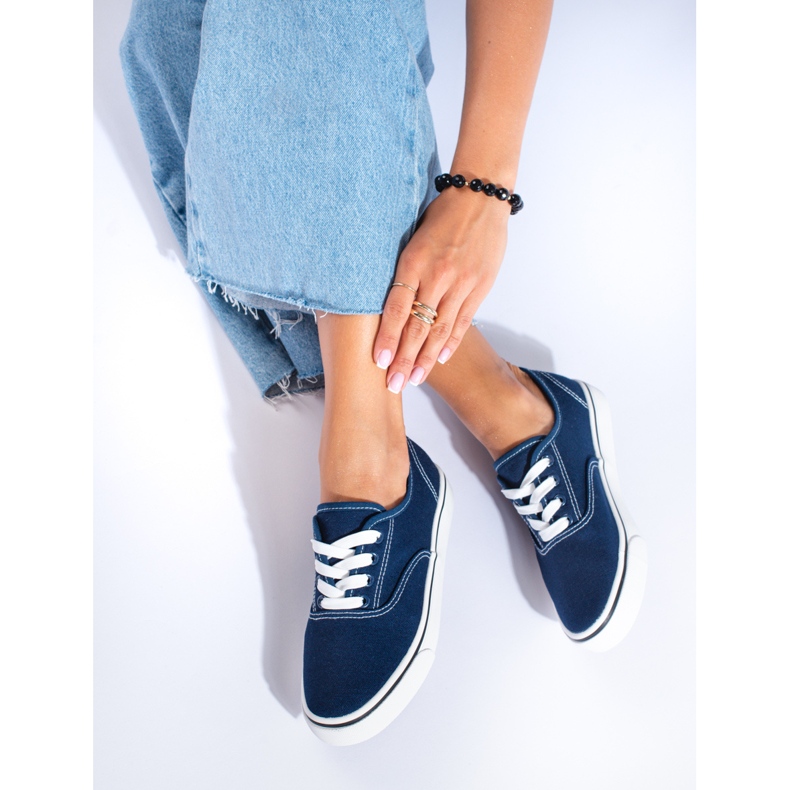 SHELOVET Adidași de damă albastru 2