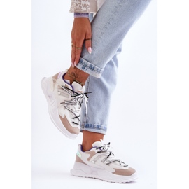 Pantofi Sport Platforma Piele Alb Sifel 2