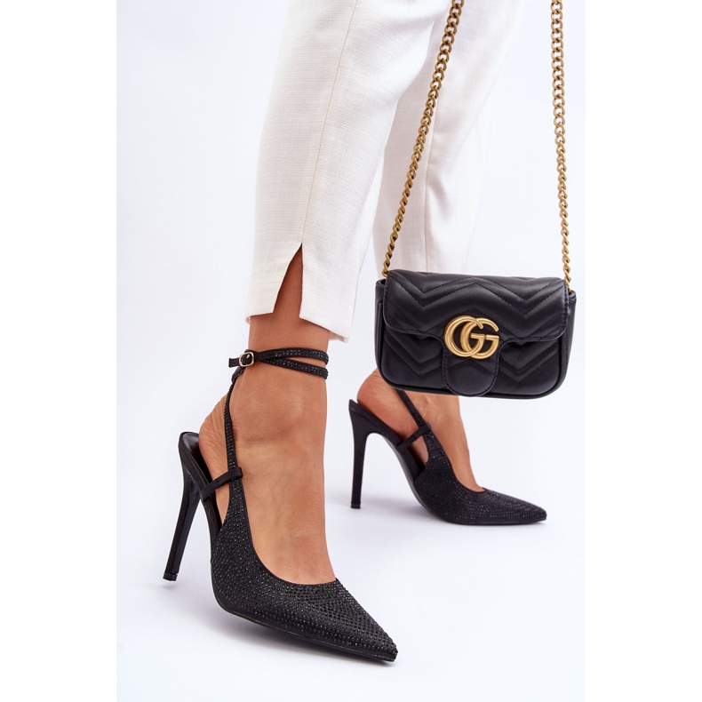 Ace Clasice Decorate Cu Zirconi Negru Guda 1 Ace Clasice Decorate Cu Zirconi Negru Guda 1