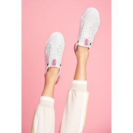 Adidași pentru femei Big Star White FF274174 alb 2