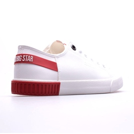 Adidași pentru femei Big Star White FF274174 alb 4