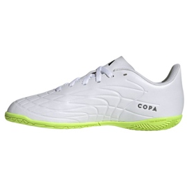 Pantofi de fotbal Adidas Copa Pure.4 In Jr GZ2552 alb 1