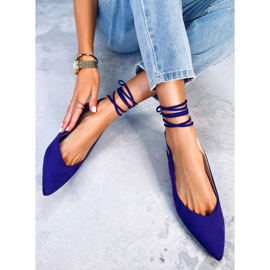 Balerini Dentoni Purple cu șireturi violet 1 Balerini Dentoni Purple cu șireturi violet 1