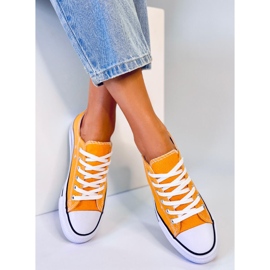 Adidasi clasici de dama Fargis Yellow galben 2