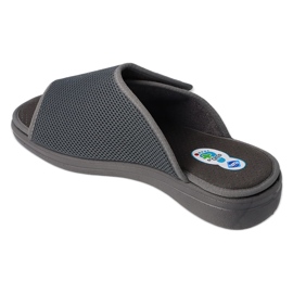 Papuci pentru bărbați Dr.ORTO Befado cu fund velcro 078M001 verde 2