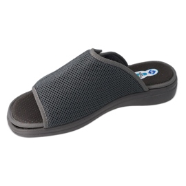 Papuci pentru bărbați Dr.ORTO Befado cu fund velcro 078M001 verde 1