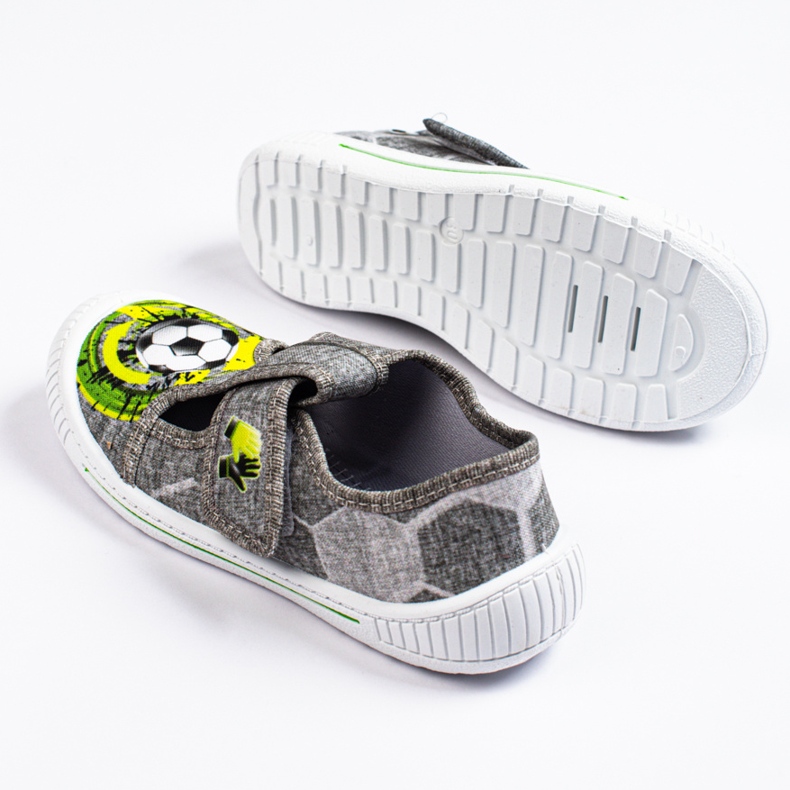 SHELOVET Papuci gri pentru o minge de baiat 3F multicolor 1