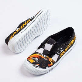 SHELOVET Papuci pentru o mașină de băiat 3F negru 1