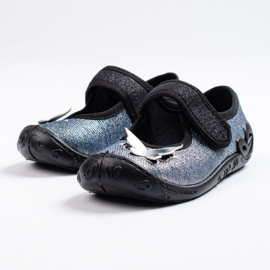 SHELOVET Papuci fluture 3F pentru fete gri 2