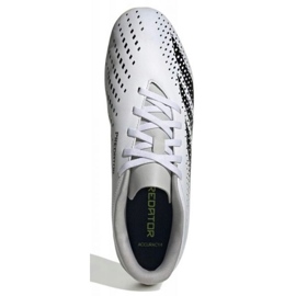 Pantofi Adidas Predator Accuracy.4 FxG M GZ0013 alb alb 2