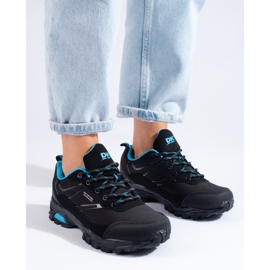 DK pantofi sport trekking negri și albaștri pentru femei negru 1