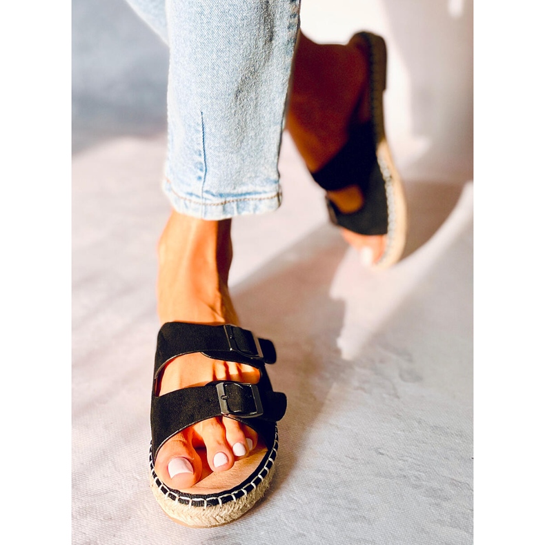 Espadrile Maina Black negru 1