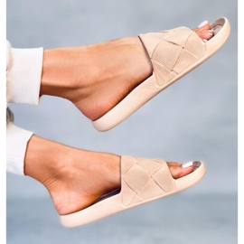 Sandale din cauciuc Lottner Khaki bej 1