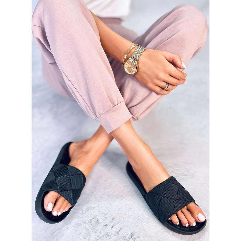 Tobogane Lottner Black din cauciuc negru 1