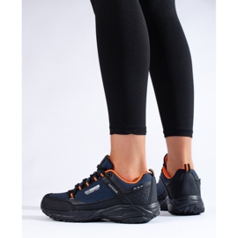 Pantofi de trekking outdoor damă DK bleumarin și negru albastru marin 1 Pantofi de trekking outdoor damă DK bleumarin și negru albastru marin 1