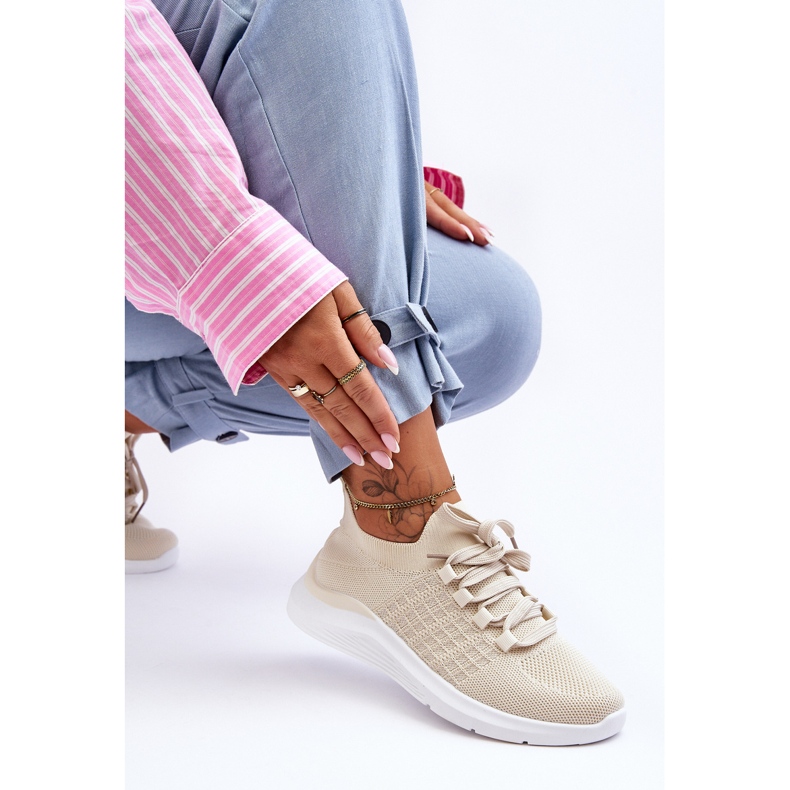 PG1 Pantofi sport clasici pentru femei Bej deschis Nickilla 1
