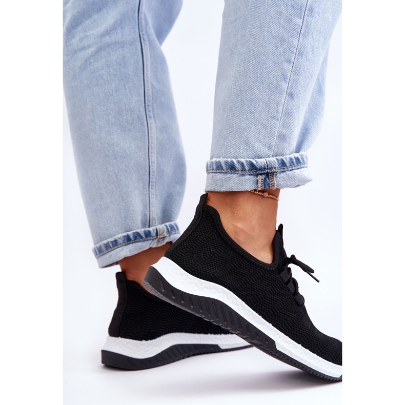 PG1 Pantofi clasici din stofă cu slip-on Negru Gusto 2