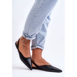 PS1 Balerini din piele de damă negri Germes negru 2 PS1 Balerini din piele de damă negri Germes negru 2