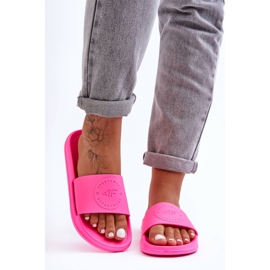 Papuci sport pentru femei 4F 4FSS23FFLIF069-53S Fuchsia roz 2 Papuci sport pentru femei 4F 4FSS23FFLIF069-53S Fuchsia roz 2