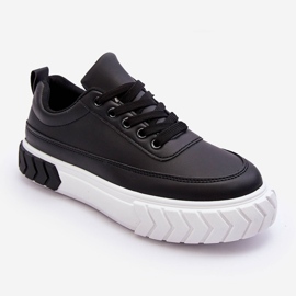 PG1 Pantofi clasici cu platformă Nannzie alb-negru 1