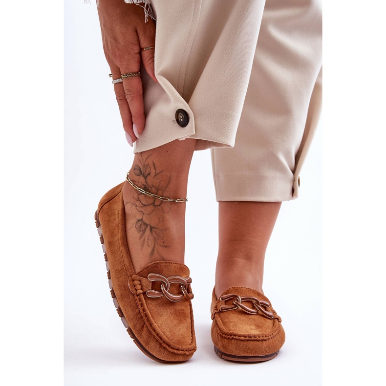 PG1 Mocasini plat dama din piele intoarsa Appia maro 1 PG1 Mocasini plat dama din piele intoarsa Appia maro 1