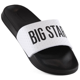 Papuci Big Star Jr din spumă INT1908B alb 1