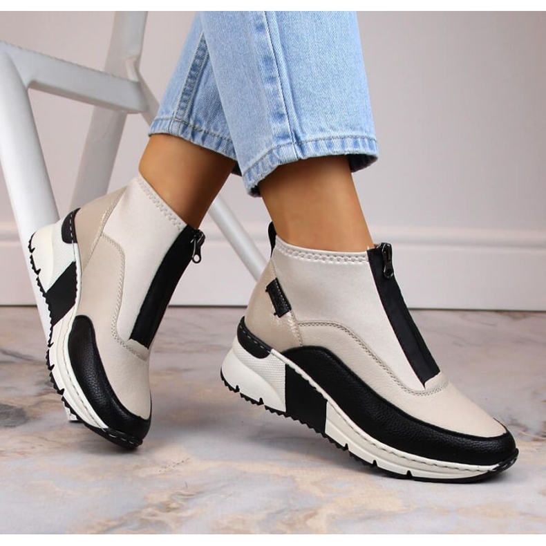 Big Star Botine Rieker W RKR608 bej 2