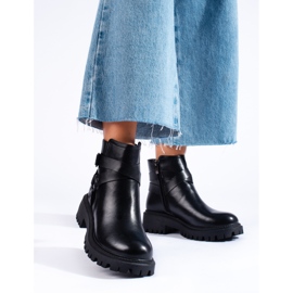 Cizme de dama Black Shelovet negru 1