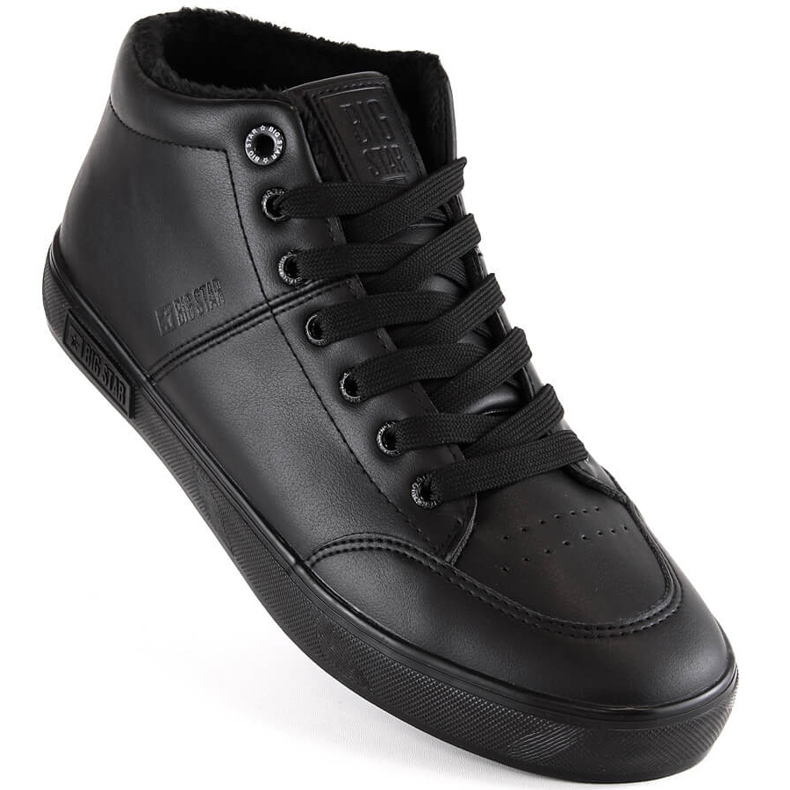 Pantofi sport pentru bărbați izolați pentru glezna neagră Big Star KK174348 negru 1