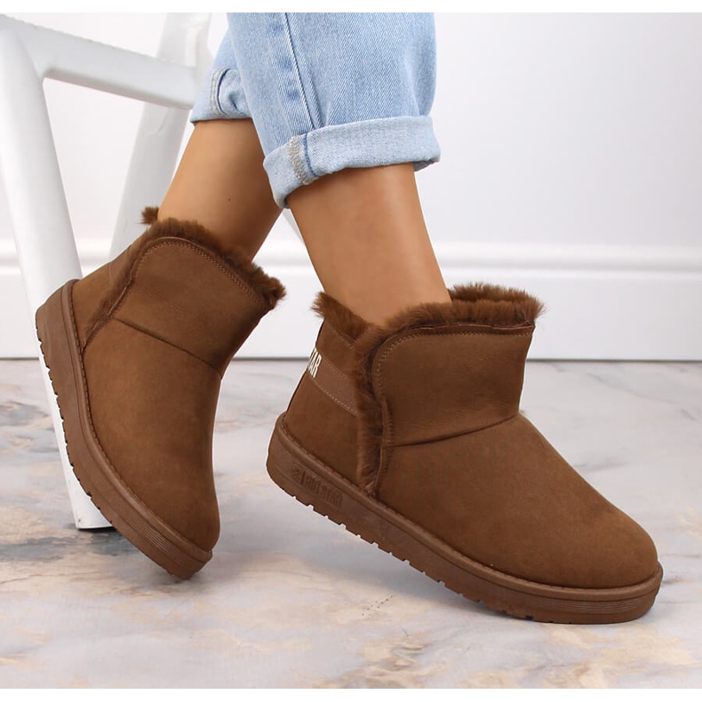 Cizme de zapada pentru femei mukluki maro Big Star KK274620 1