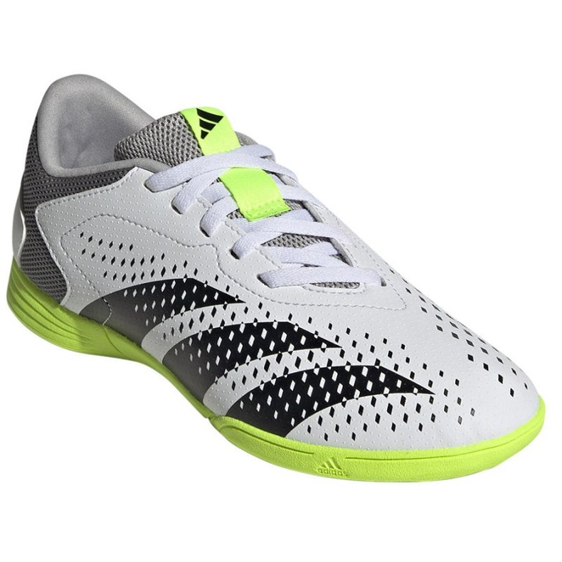 Pantofi de fotbal Adidas Predator Accuracy.4 In Jr IE9440 alb alb 1