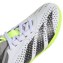 Pantofi de fotbal Adidas Predator Accuracy.4 In Jr IE9440 alb alb 6
