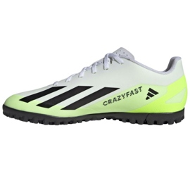 Pantofi de fotbal Adidas X Crazyfast.4 Tf M IE1583 alb alb 1
