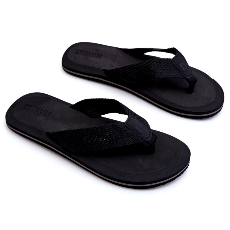 Flip Flops pentru bărbați Big Star LL174618 Negru 1