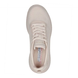 Pantofi Skechers Memory Foam Bobs Squad Chaos W 117209 Nud bej 4