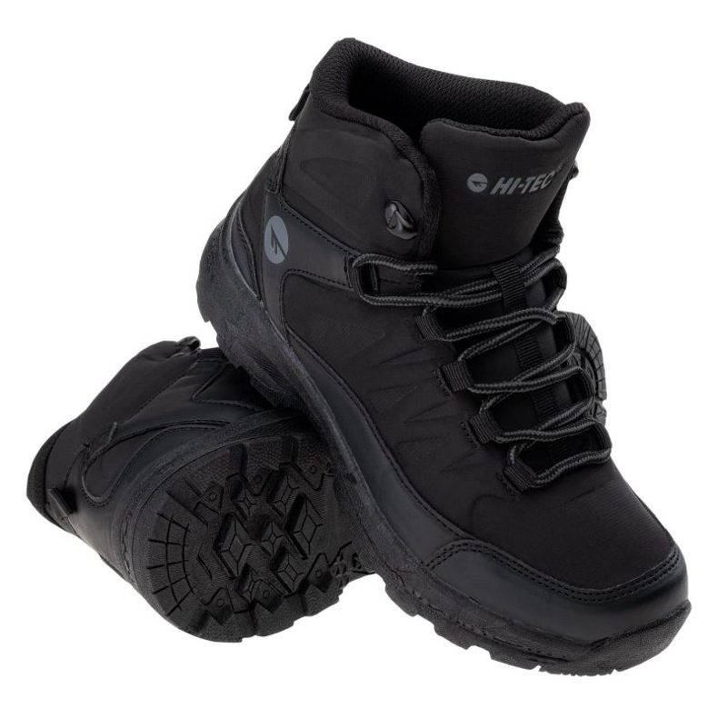 Pantofi Hi-Tec Selven Mid Teen Jr 92800377433 negru 1