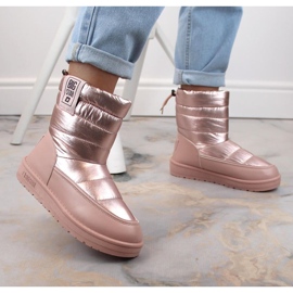 Cizme metalice de zapada Big Star W INT1589C roz 2