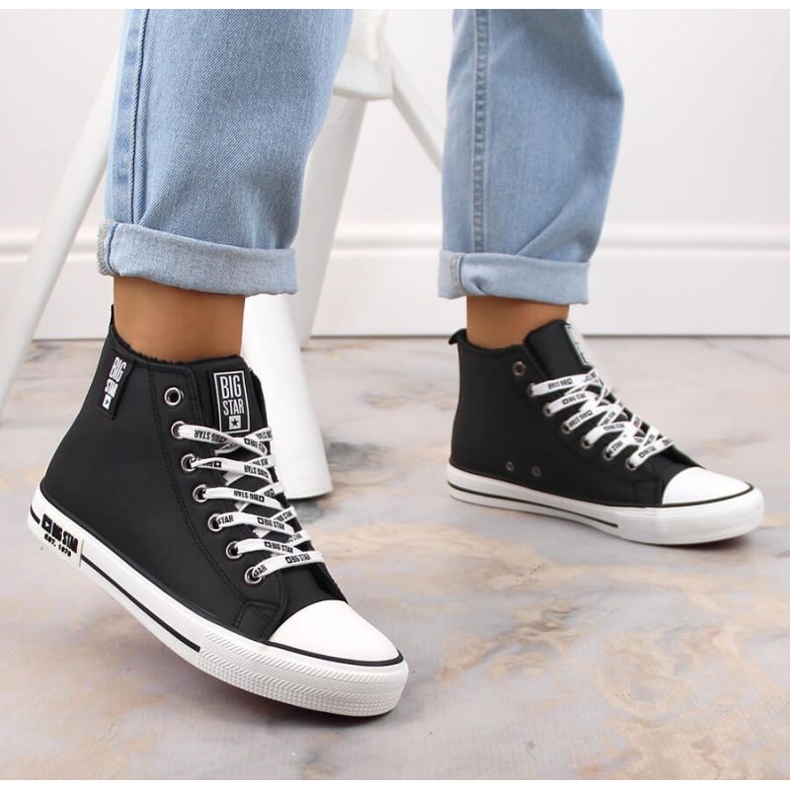 Tenisi izolați Big Star W INT1898B negri negru 2