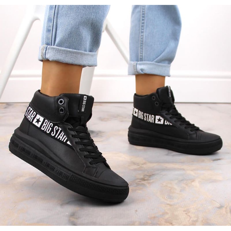 Pantofi sport izolați Big Star W INT1901B negri negru 2