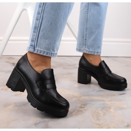 Pantofi de damă pe post negru Potocki 12154 2