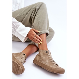 Pantofi de damă Big Star High Warm Bej GG274071 1