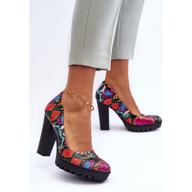 Papuci Toc Piele Maciejka 02629-56 Multicolor 1