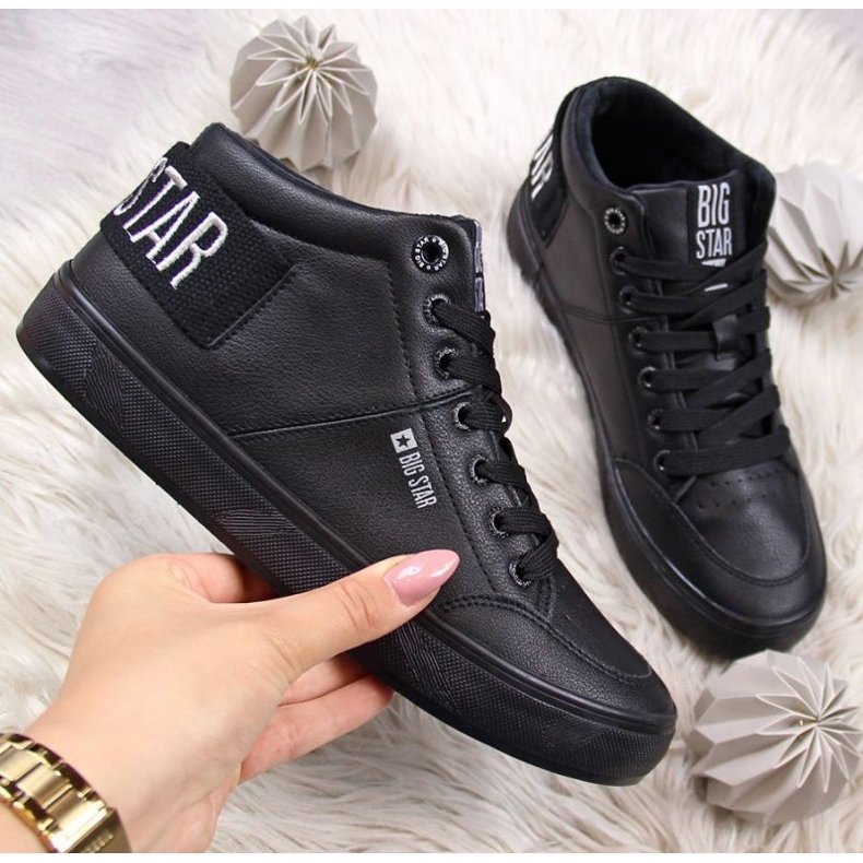 Pantofi Big Star W EE274351 INT1226C negru 1