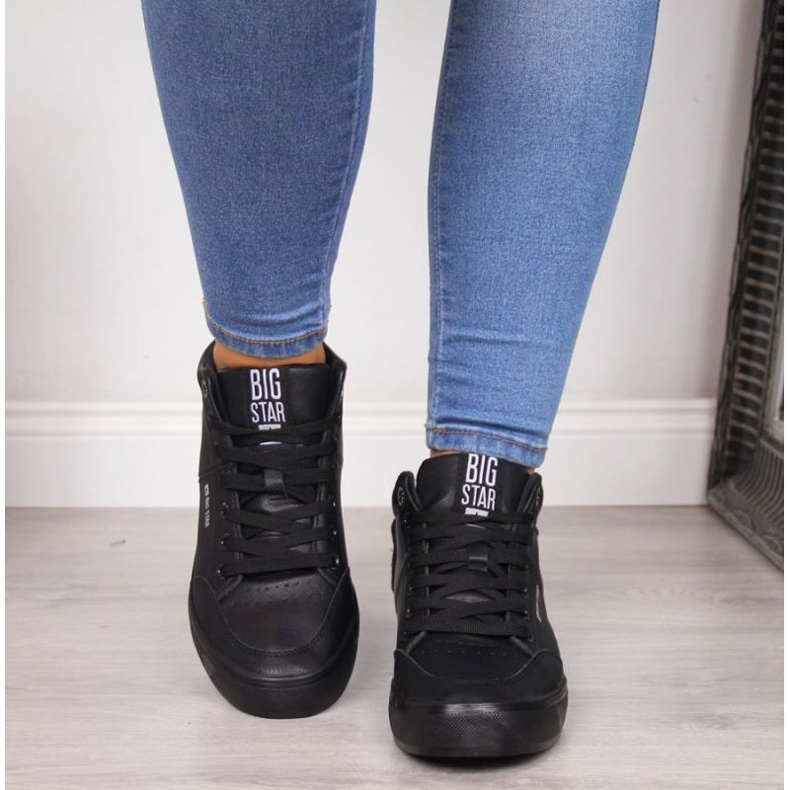 Pantofi Big Star W EE274351 INT1226C negru 2